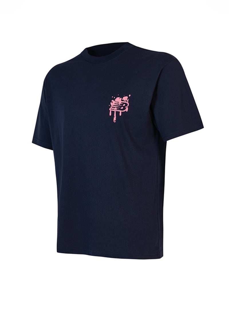 Mnt1649-Avı Erkek Lacivert Baskılı T-shirt