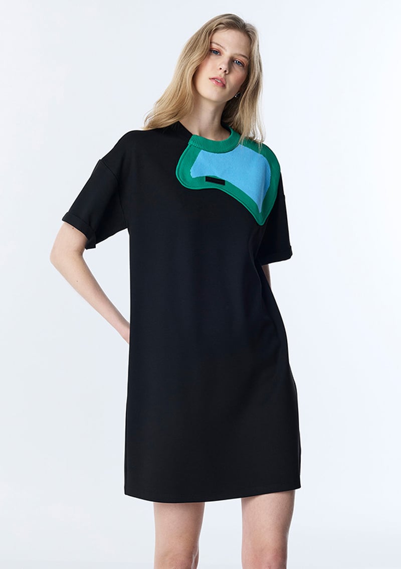 Ts1260002227 Kadın Siyah Elbise