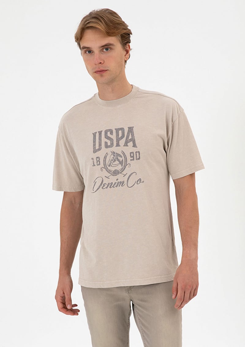 T117044085.2106782 Erkek Bej T-shirt
