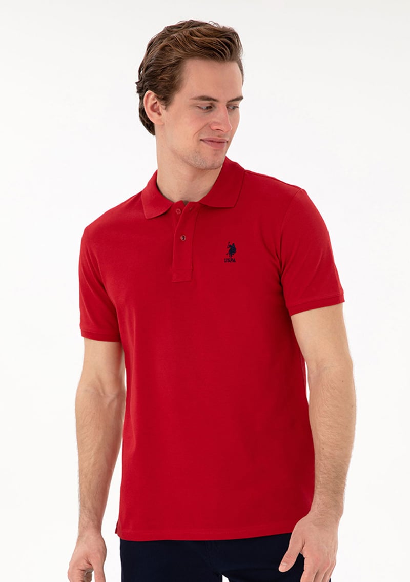 T117019285.2084410 Erkek Kırmızı Basic T-shirt