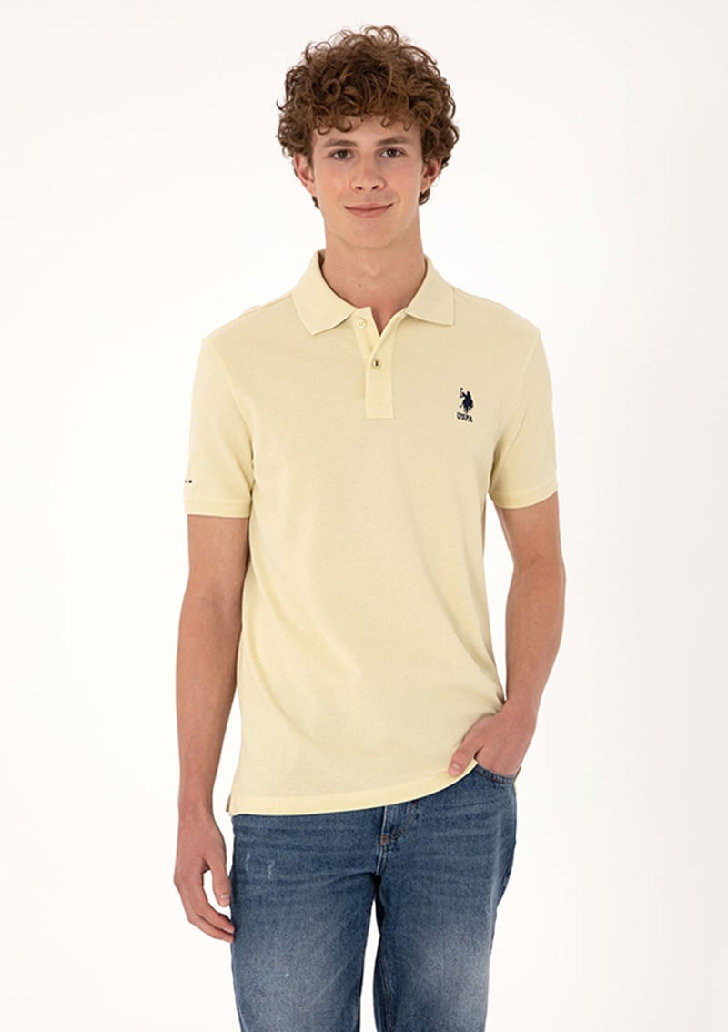 T117051357.2084410 Erkek Yeşil Basic T-shirt