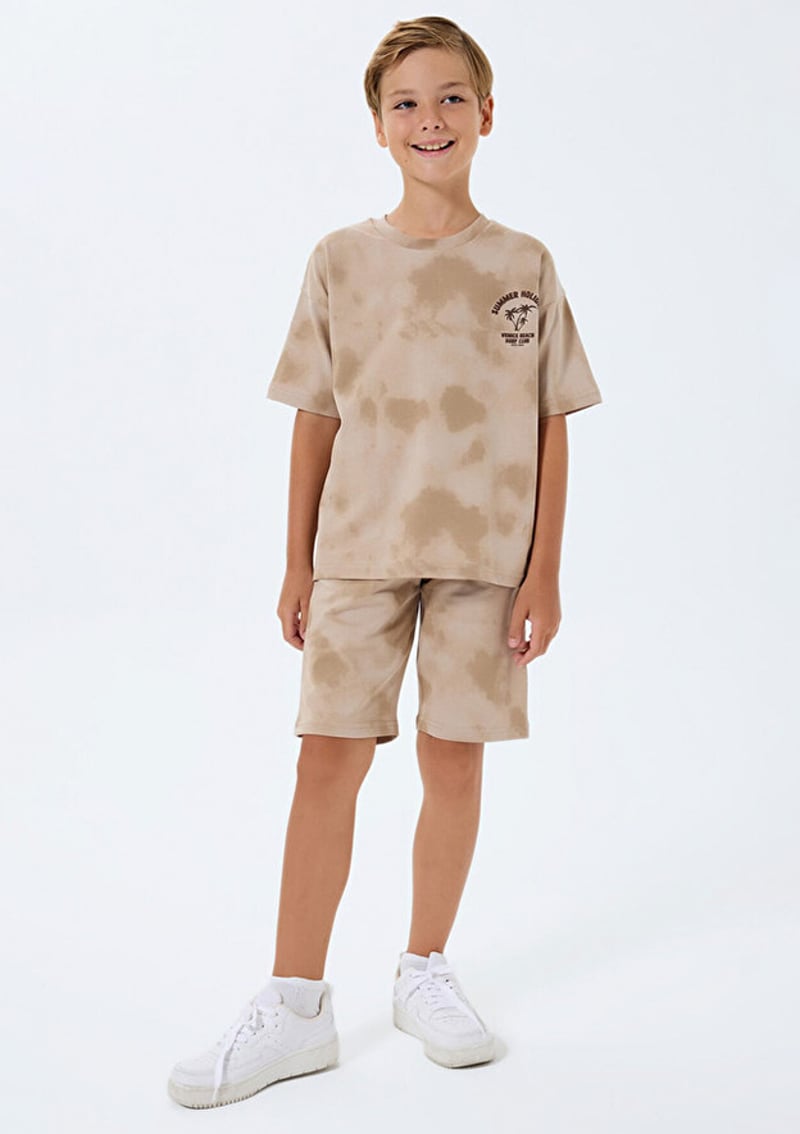 Rp3730-G Erkek Çocuk Bej Pijama
