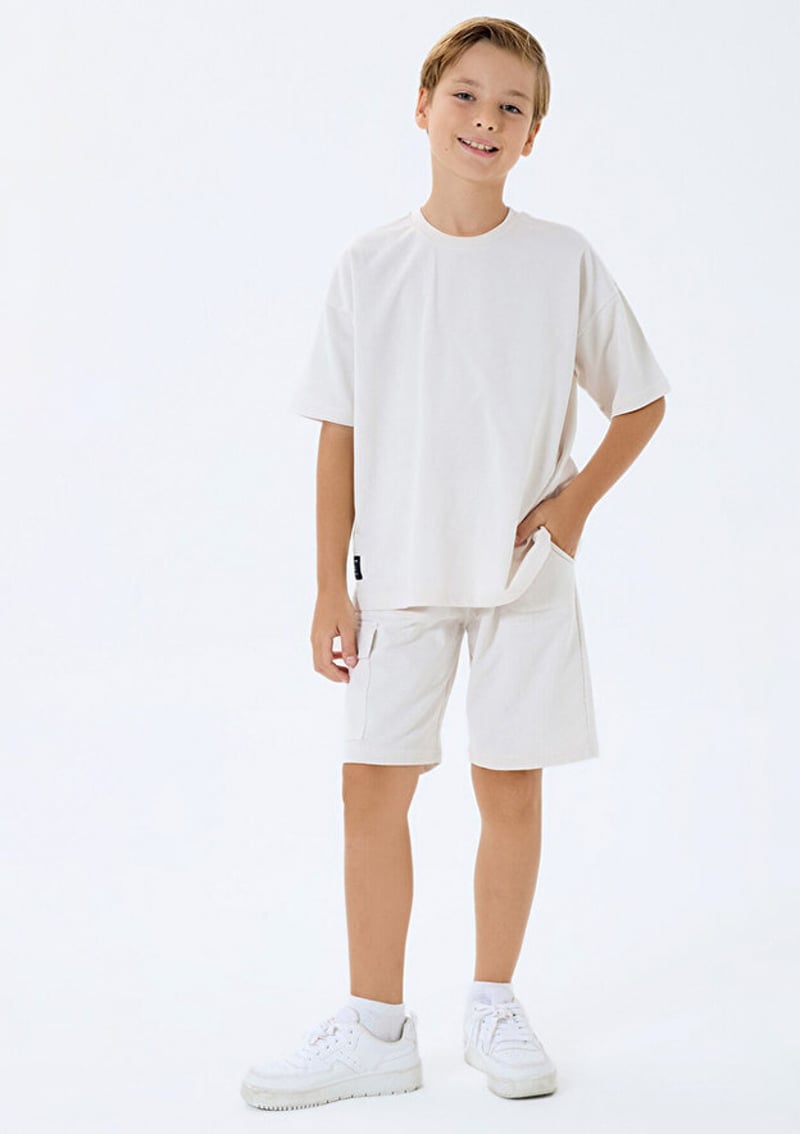 Rp3765-2 Erkek Çocuk Bej Pijama