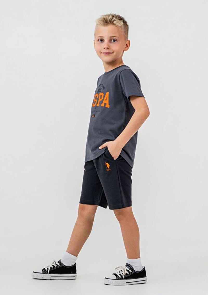 Us2430-4 Erkek Çocuk Füme Pijama