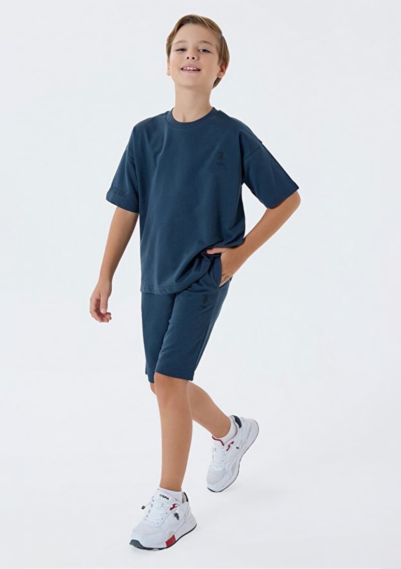 Us2435-4 Erkek Çocuk Gri Pijama