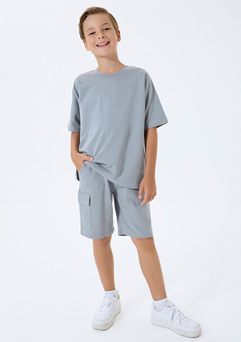 Rp3765-G Erkek Çocuk Gri Pijama