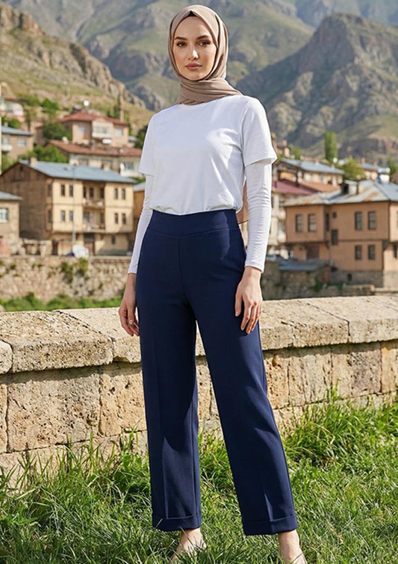26Yt210 Kadın Lacivert Pantolon