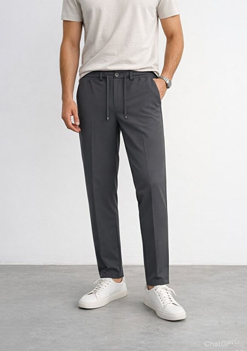 04055 Erkek Gri Pantolon