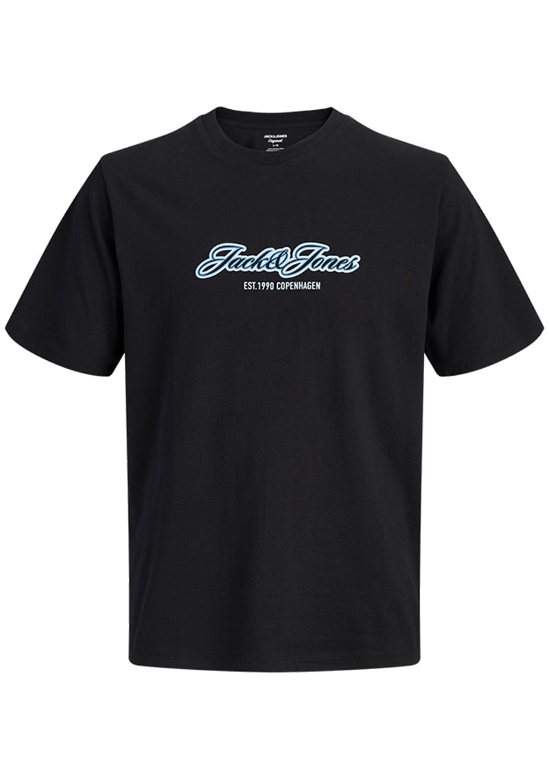 12297893 Erkek Siyah Bisiklet Yaka T-shirt