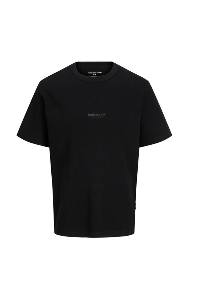 12289941 Erkek Siyah Bisiklet Yaka T-shirt