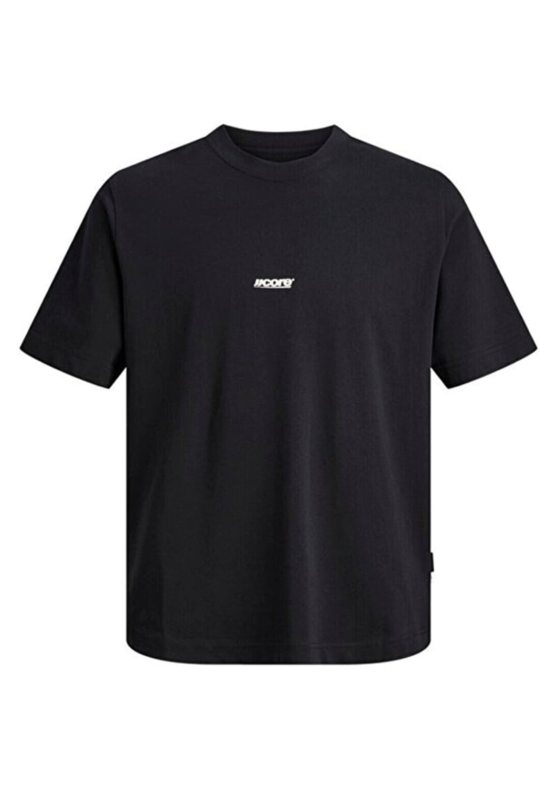 12298984 Erkek Siyah Baskılı T-shirt