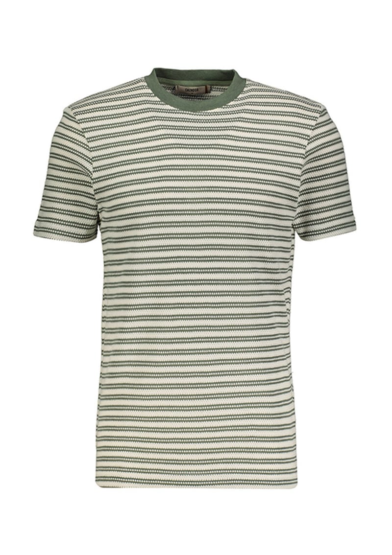 41830 Erkek Yeşil Bisiklet Yaka T-shirt