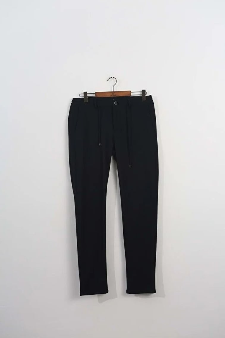 04125 Erkek Siyah Pantolon