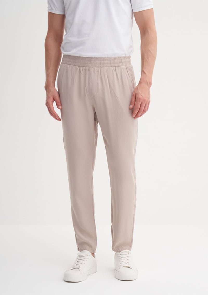 00390 Erkek Bej Pantolon