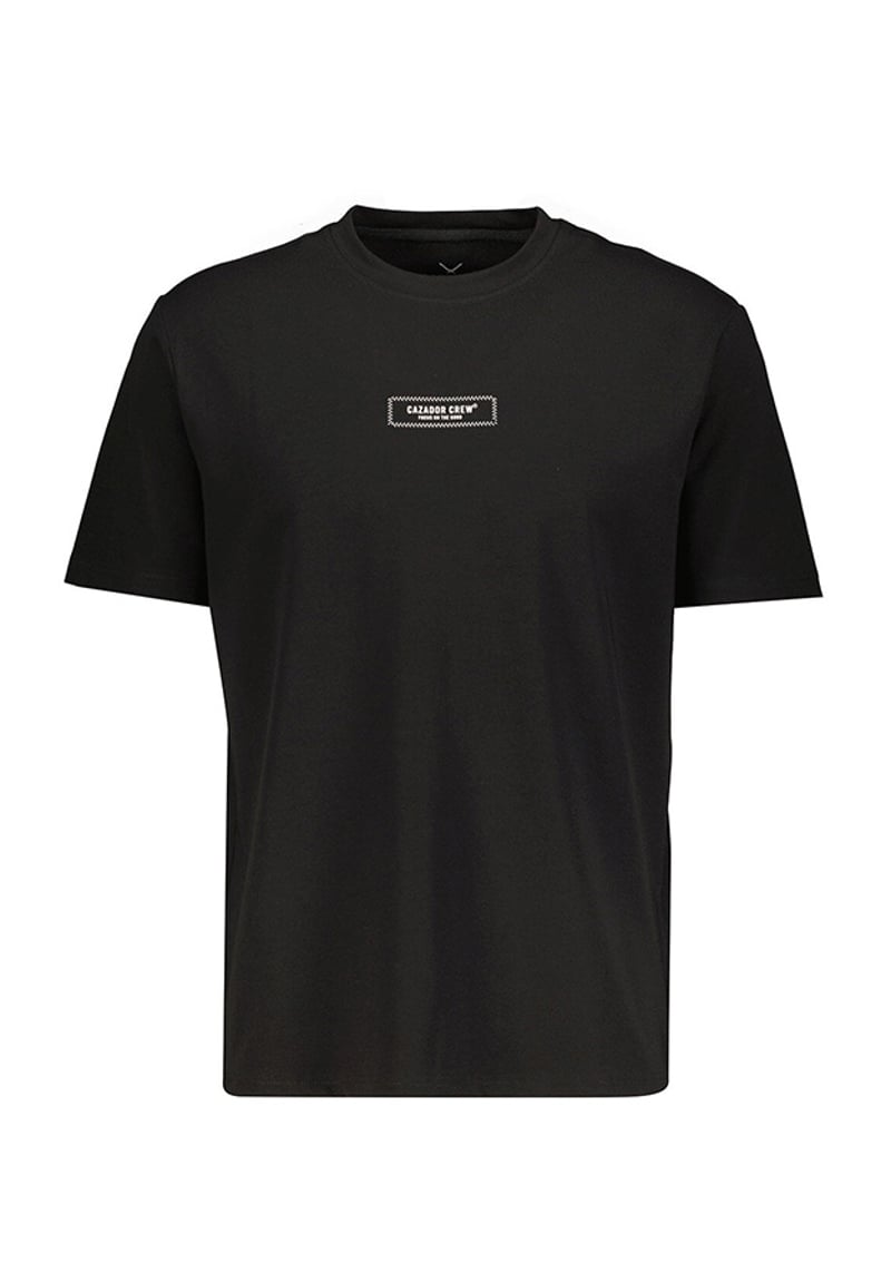 44340 Erkek Siyah Bisiklet Yaka T-shirt