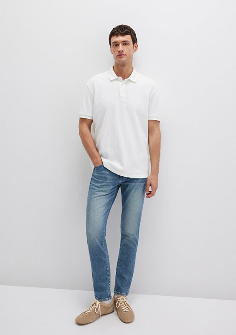 M0035190654 Erkek Çok Renkli Jean Pantolon