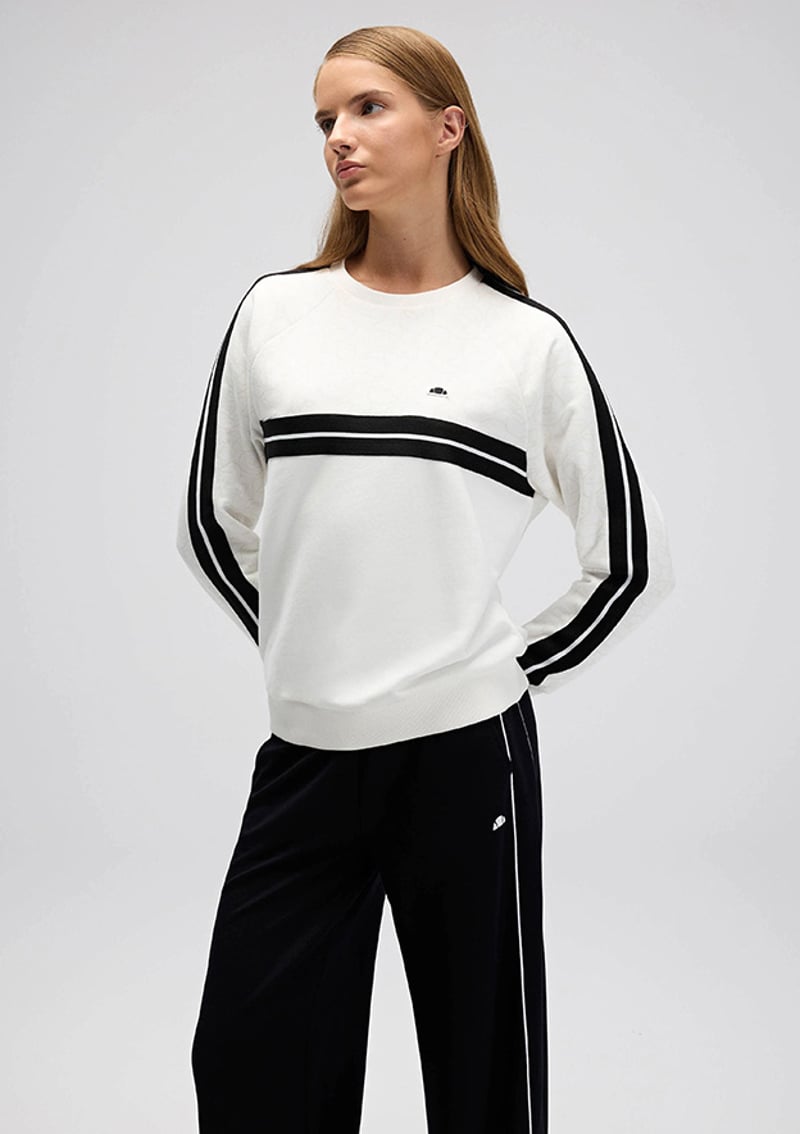 Ef536 Kadın Beyaz Sweatshirt