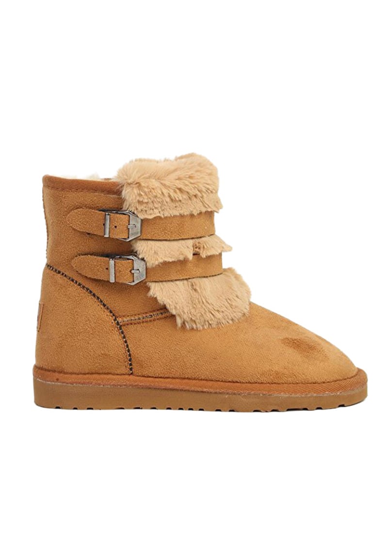 Bn-50198 Unisex Çocuk Kahverengi Bot