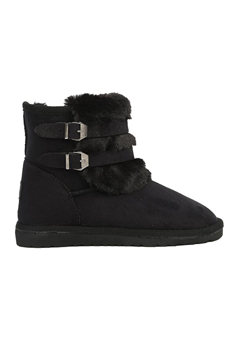 Bn-50198 Unisex Çocuk Siyah Bot