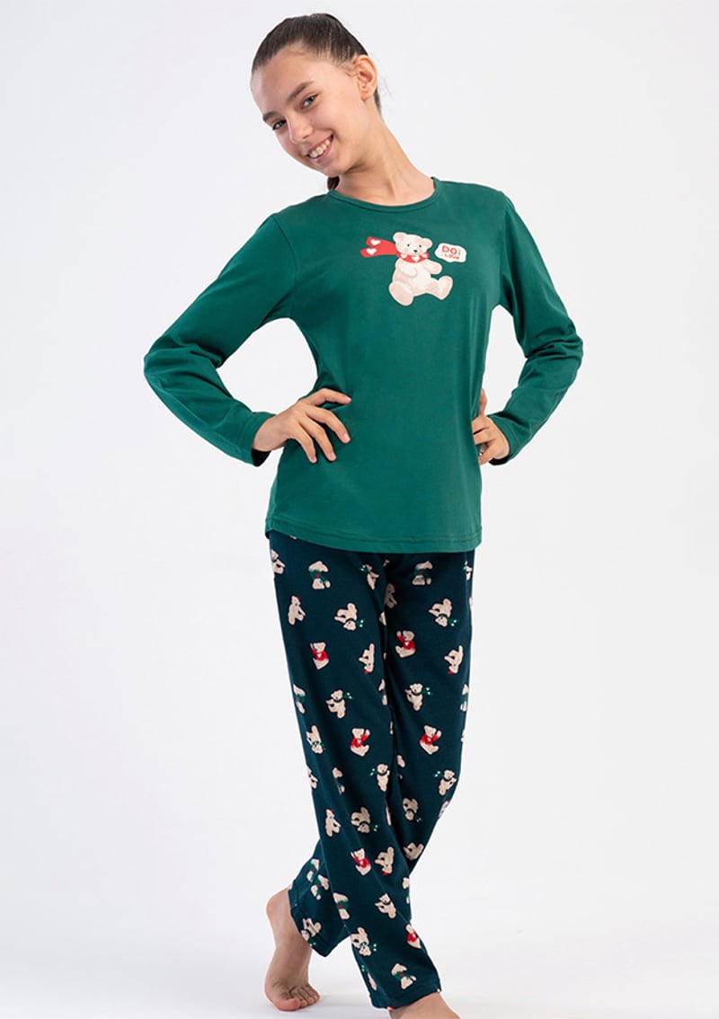 5030618389 Kadın Yeşil Pijama
