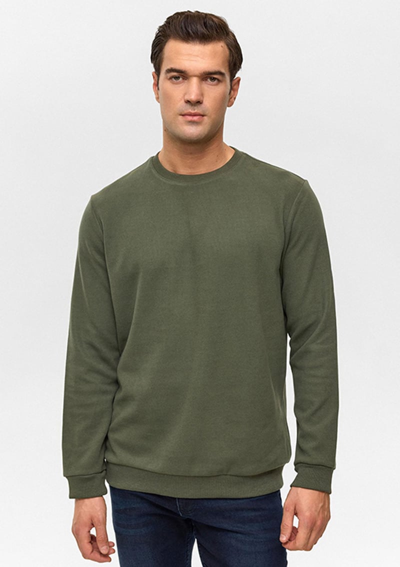 Sw2013700013 Erkek Yeşil Sweatshirt