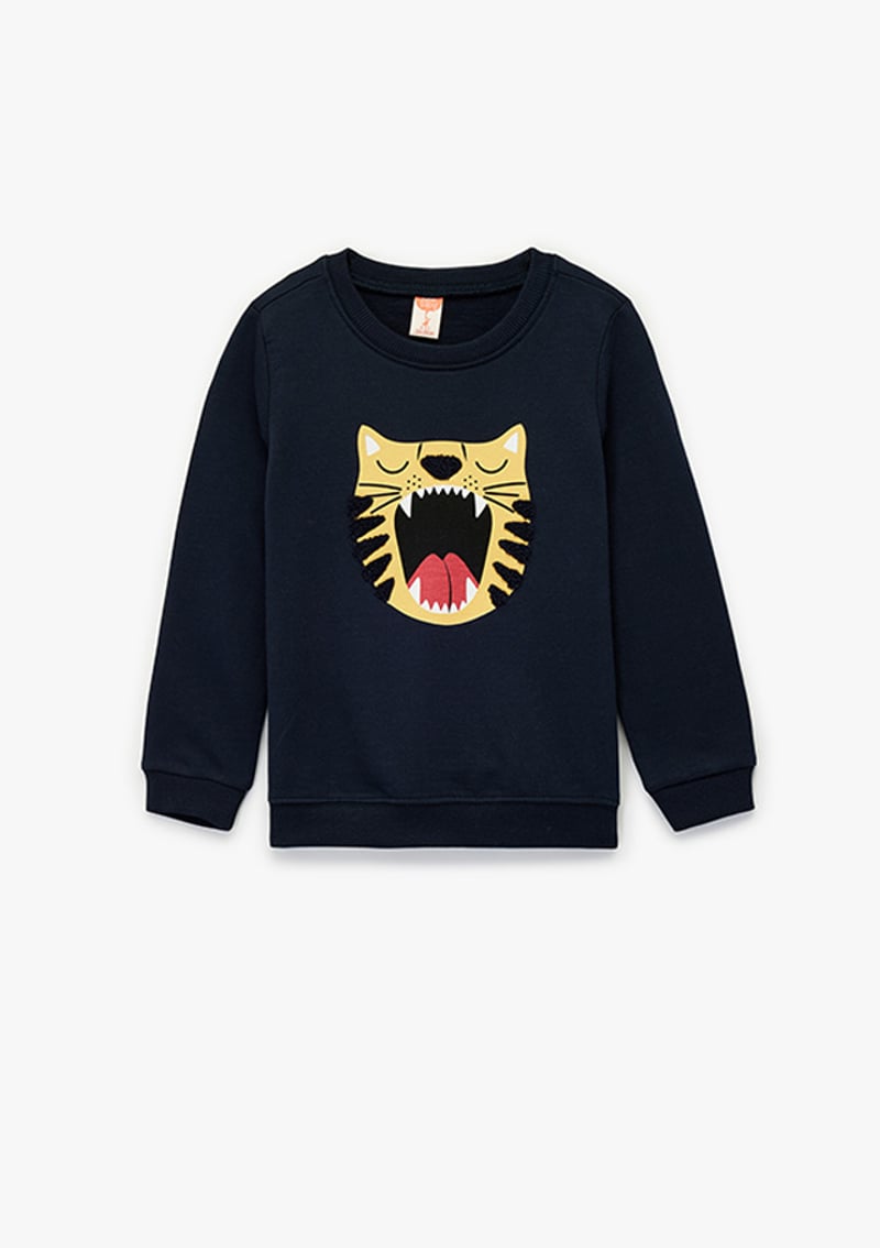 6Wmb10088Tk Erkek Bebek Lacivert Sweatshirt