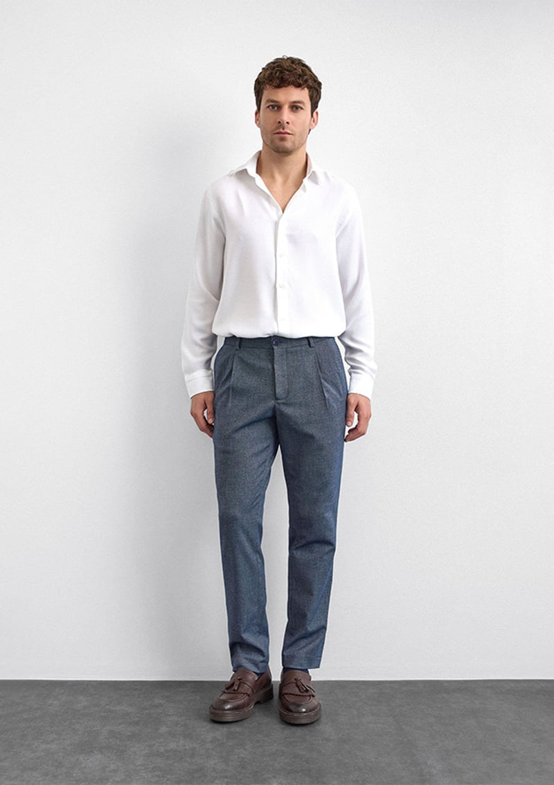 B35W33001 Erkek Lacivert Pantolon