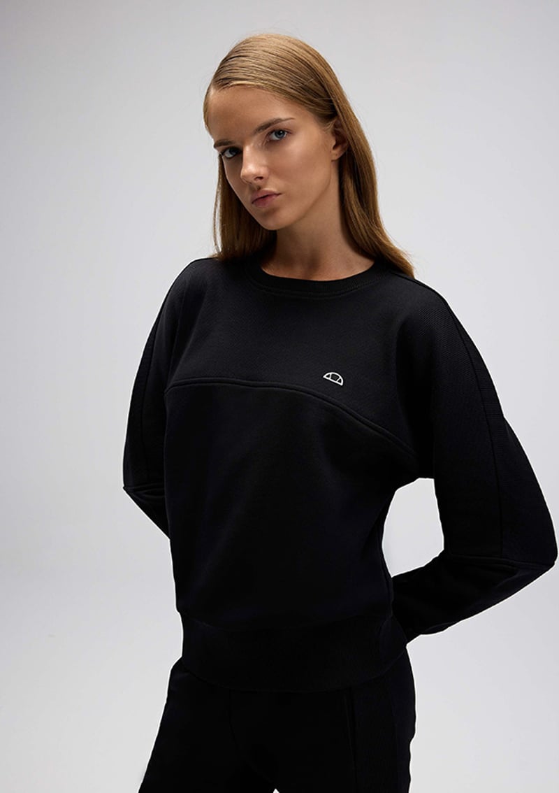 Ef567 Kadın Siyah Sweatshirt