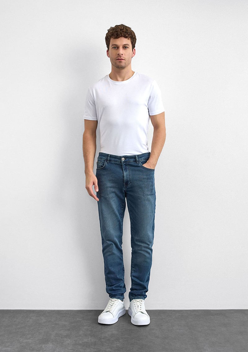 B35W35006 Erkek Lacivert Pantolon