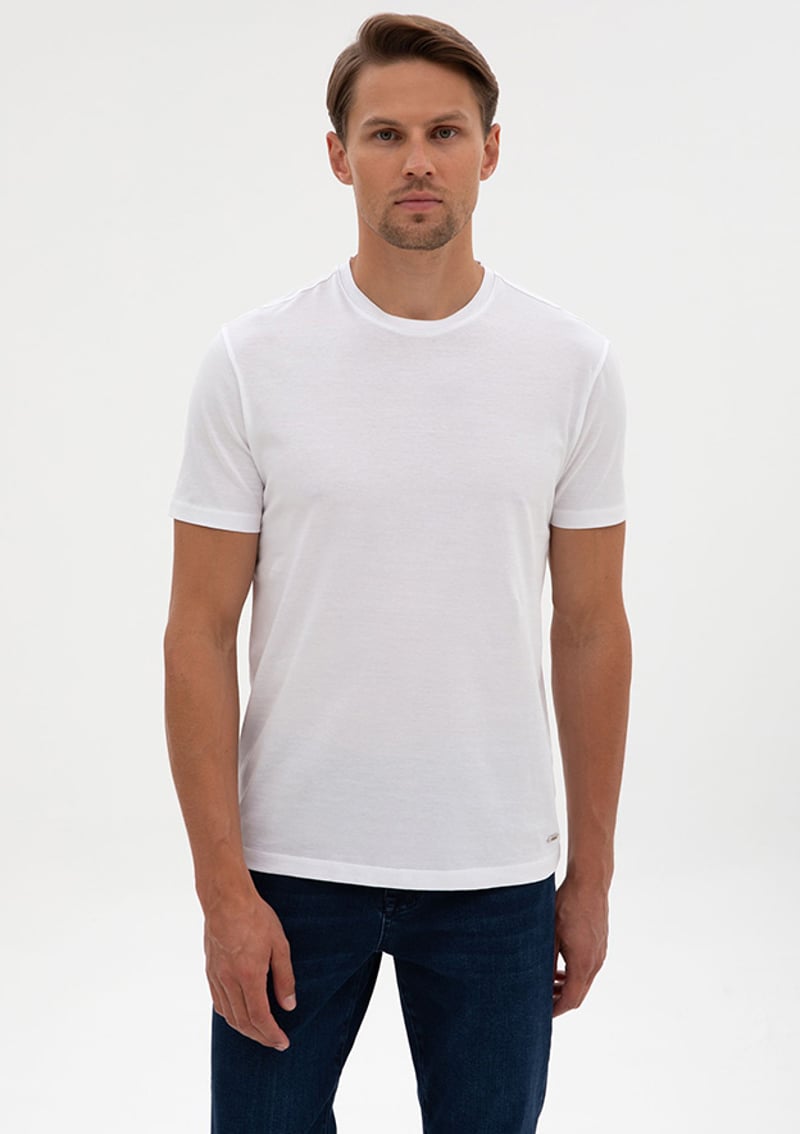 T117170375.2410837 Erkek Beyaz T-shirt