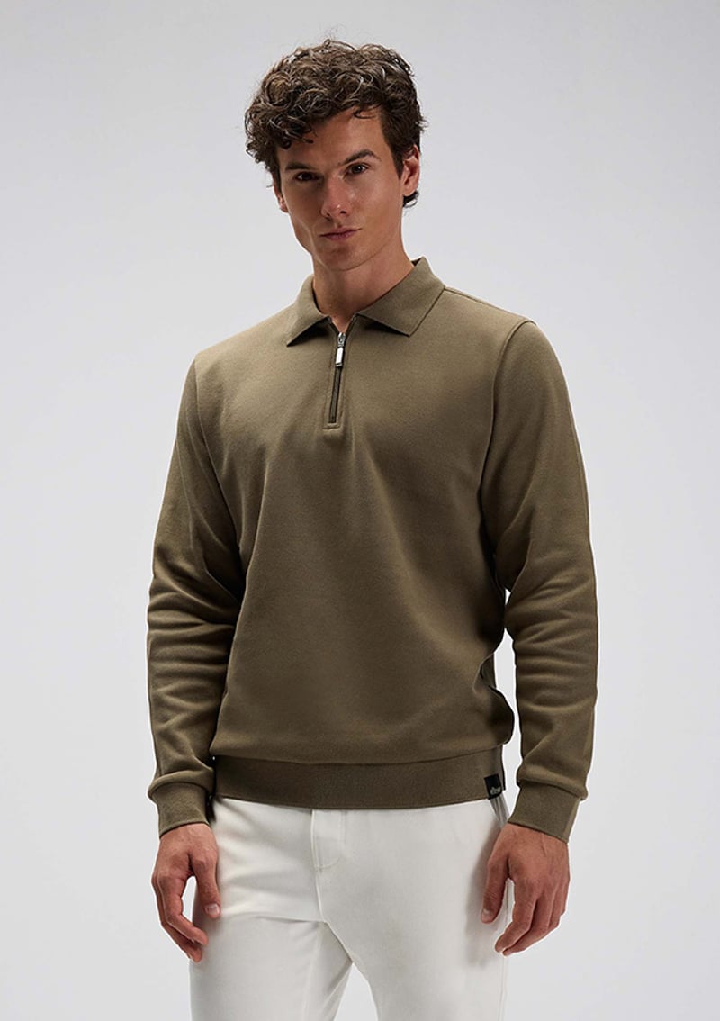 Em602 Erkek Yeşil Sweatshirt