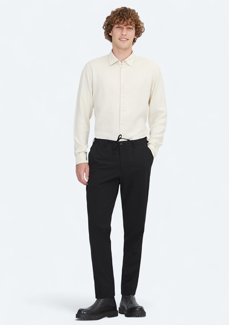 Pant-3670 Erkek Siyah Pantolon