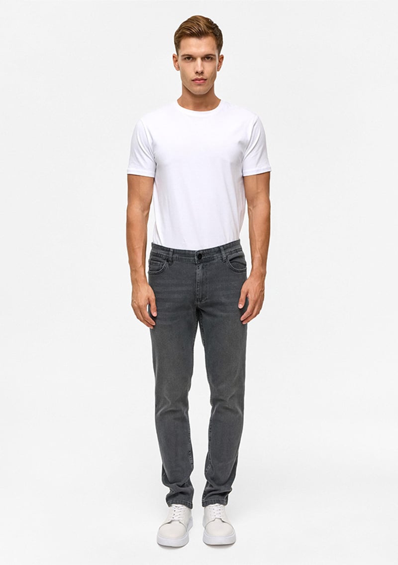 Pn2016600175 Erkek Gri Jean Pantolon