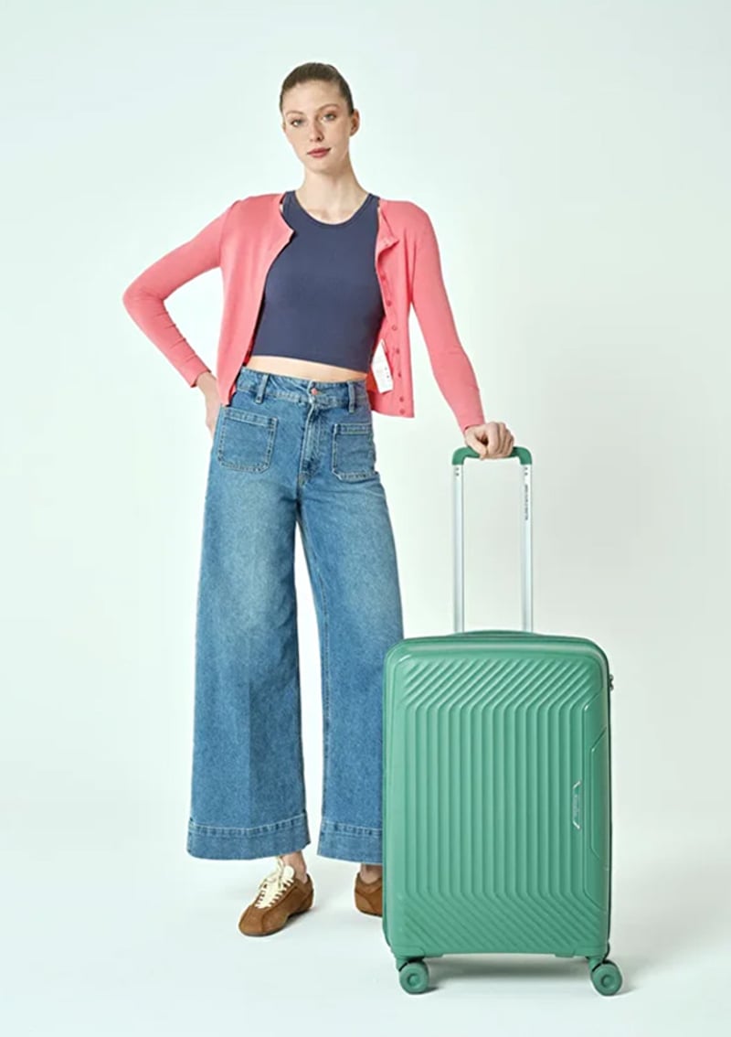 14Bnt8001-02-Ysl Unisex Yetişkin Yeşil Valiz