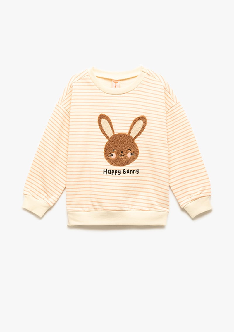 6Wmg10003Ak Kız Bebek Beyaz Sweatshirt