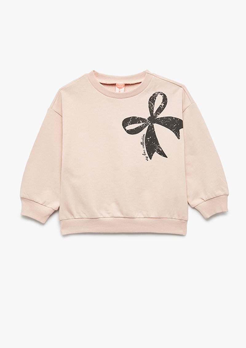 6Wmg10124Ak Kız Bebek Pembe Sweatshirt
