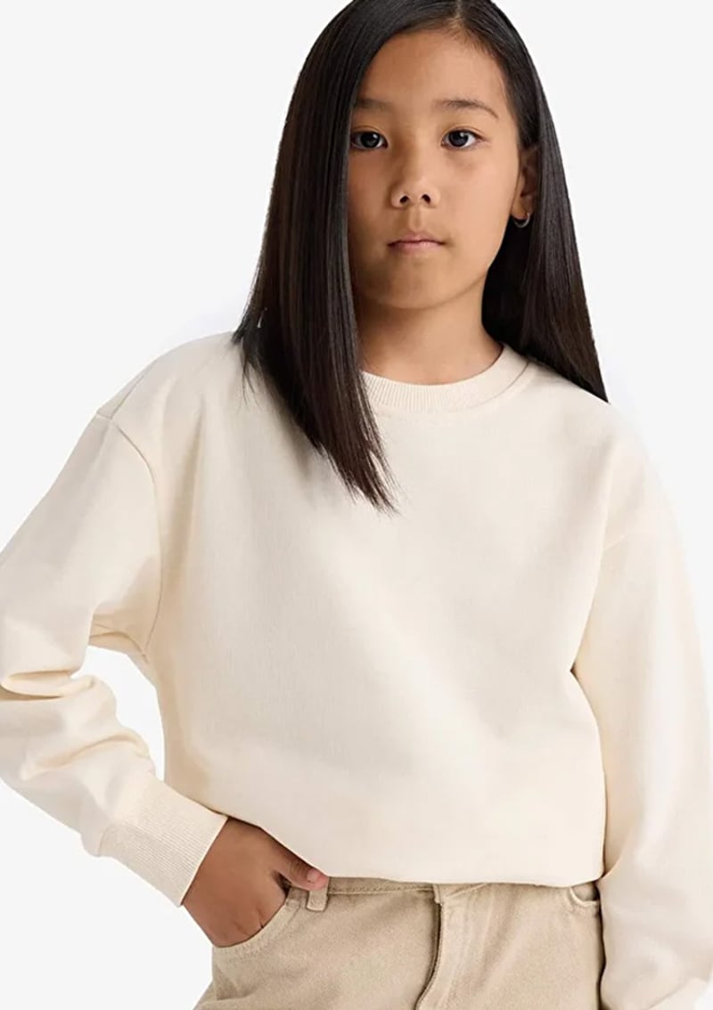 A2797A8Xb1 Kız Çocuk Beyaz Sweatshirt