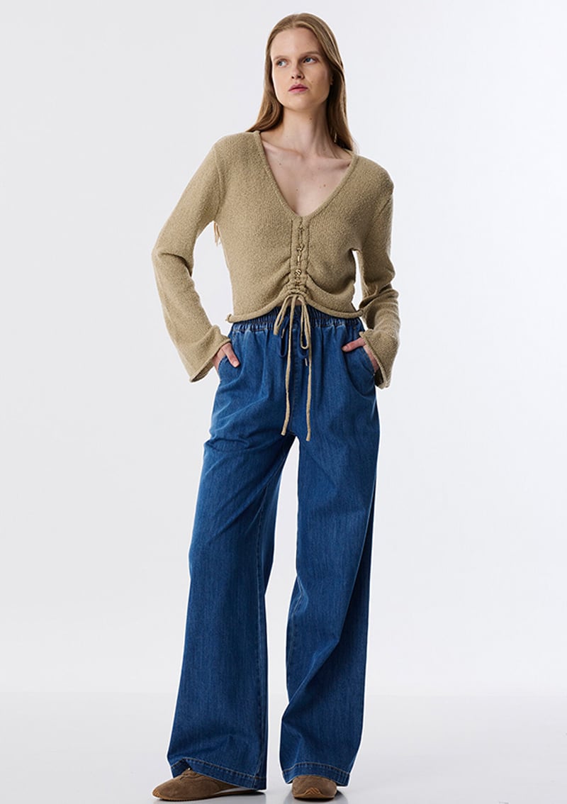 Tw6250003131 Kadın Lacivert Pantolon