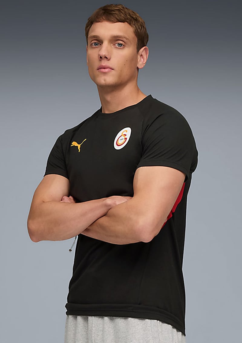 78290605 Erkek Siyah Baskılı T-shirt