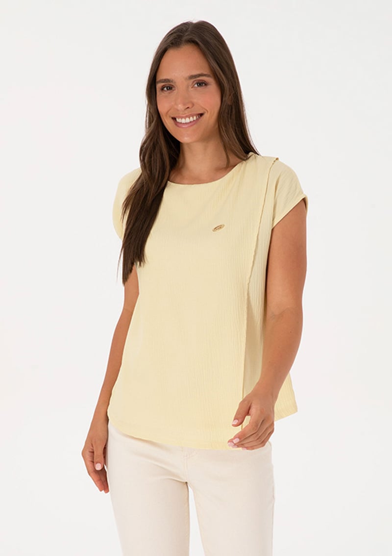 T117051930.2104550 Kadın Yeşil Regular T-shirt
