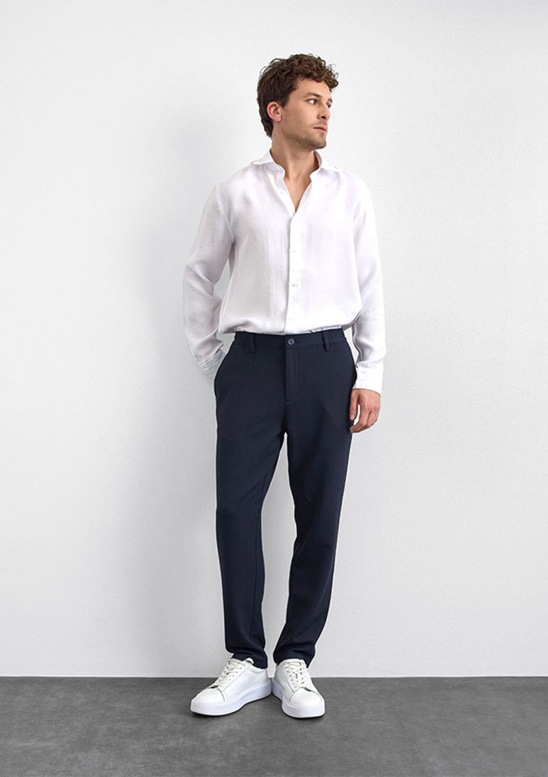 B35W33007 Erkek Lacivert Pantolon