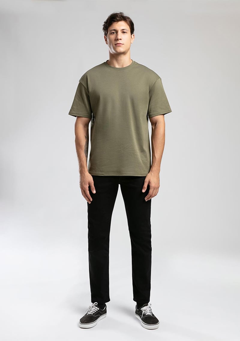 261 Lcm 242002 Erkek Yeşil O Yaka T-shirt