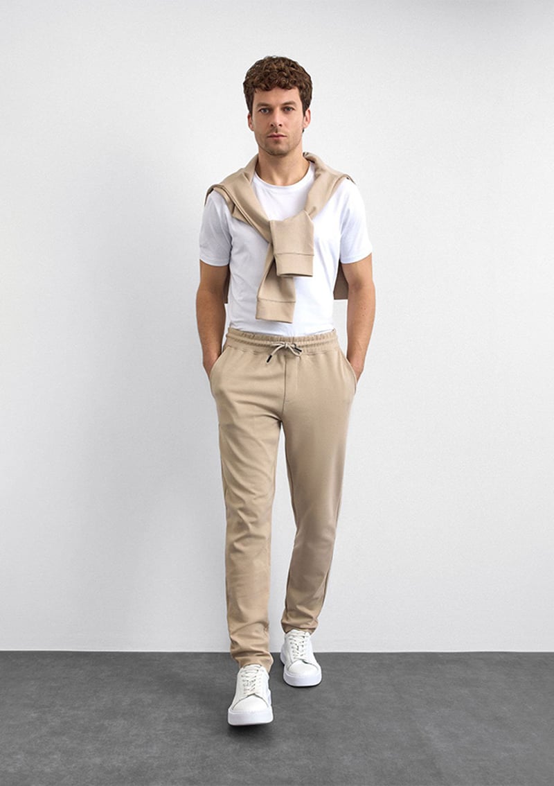B35W34007 Erkek Bej Pantolon