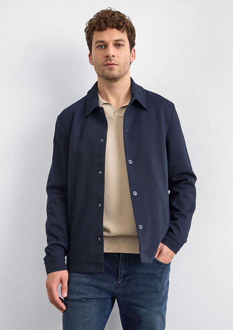 B34S60016 Erkek Lacivert Mont