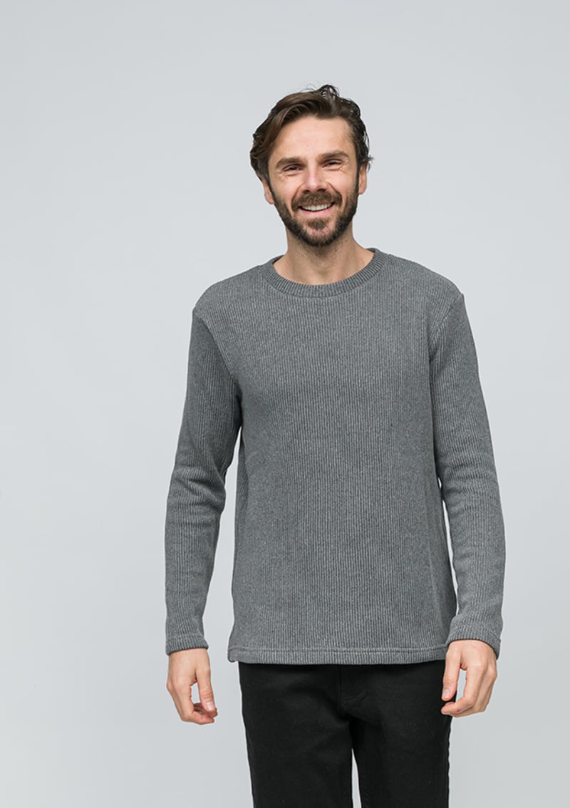 Joe53035 Erkek Antrasit Sweatshirt