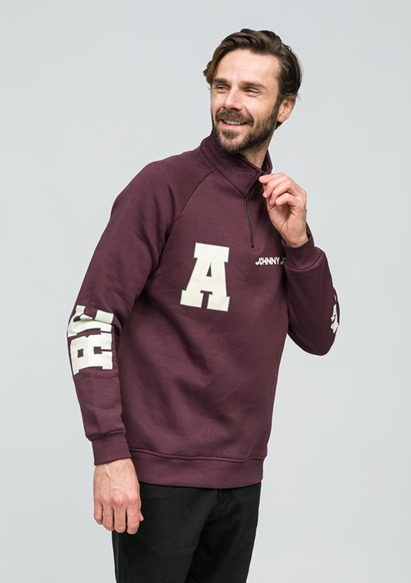 Joe53860 Erkek Mor Sweatshirt