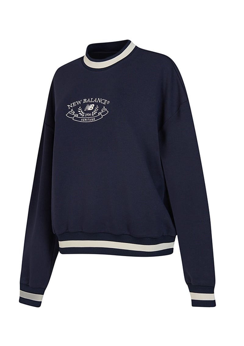 Wnc3501-Avı Kadın Lacivert Sweatshirt