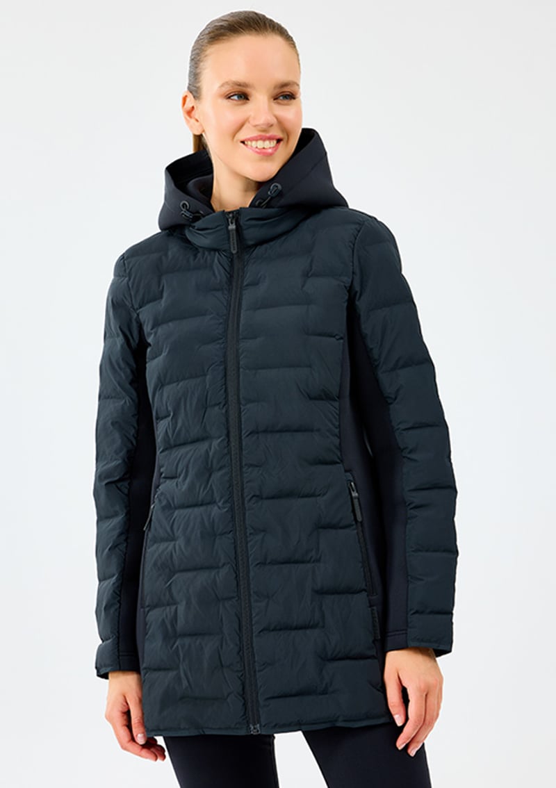 S242060-3817 Kadın Siyah Mont