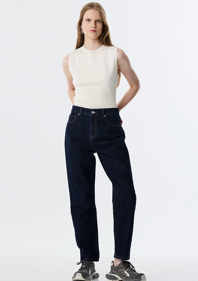 Tw6250018029 Kadın Lacivert Jean Pantolon