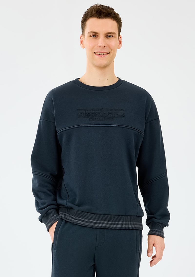 S2520229-3817 Erkek Siyah Sweatshirt